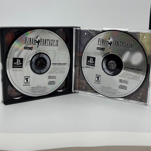 Final Fantasy IX 9 PS1 Playstation 1 4 Discs - Picture 4 of 8